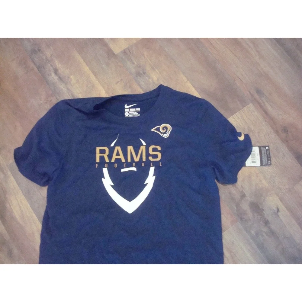 YOUTH-LARGE  RAMS NIKE     NEW  SHIRT Y2K DEADSTOCK ‎ VINTAGE ST4